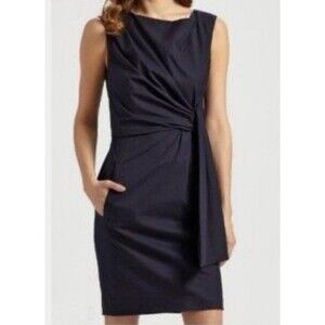 Diane Vin Furstenberg/ Amara/ Sleveless A-line Dress/ Navy/ Women Size 8